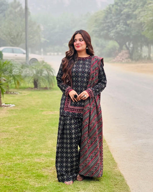 Stylish Women Stitched Printed Suit