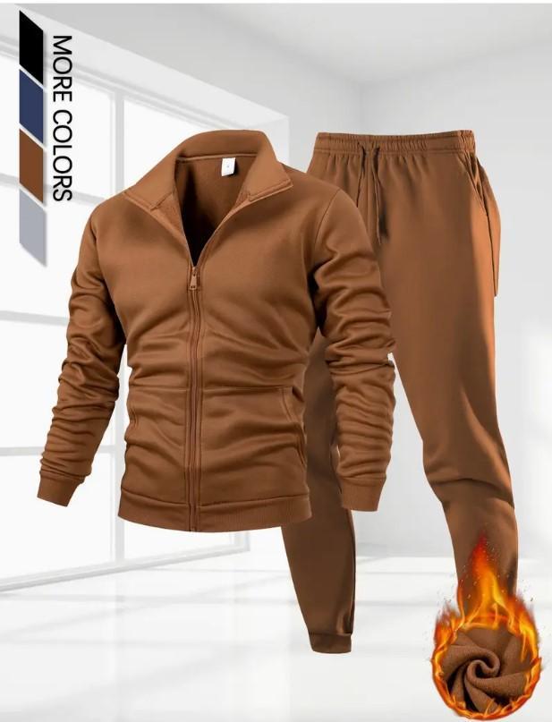 2 pc men's fleece plain ziller