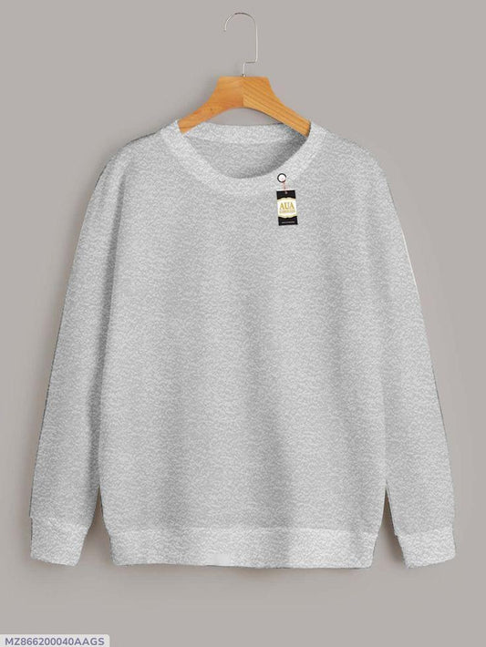 Fleece plain shirt for men