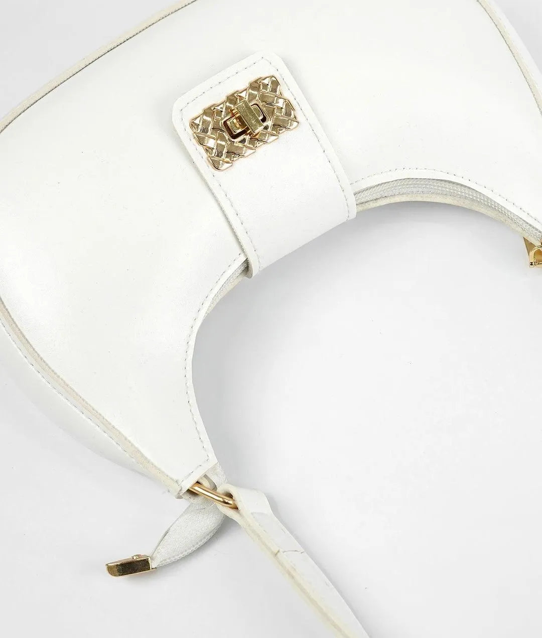 Girls Plain PU Leather Shoulder Bag