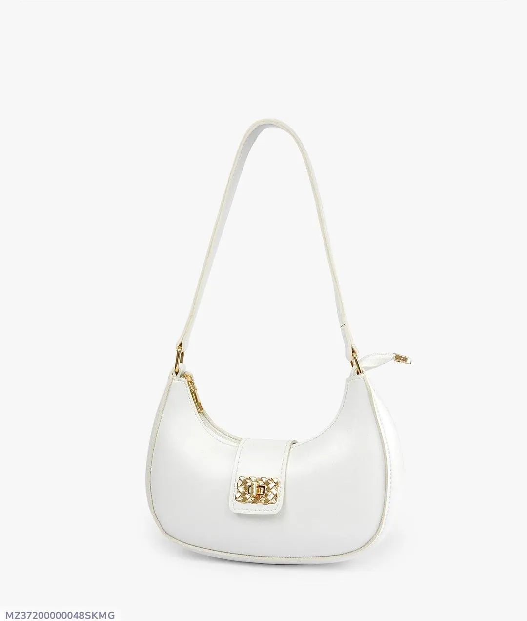 Girls Plain PU Leather Shoulder Bag