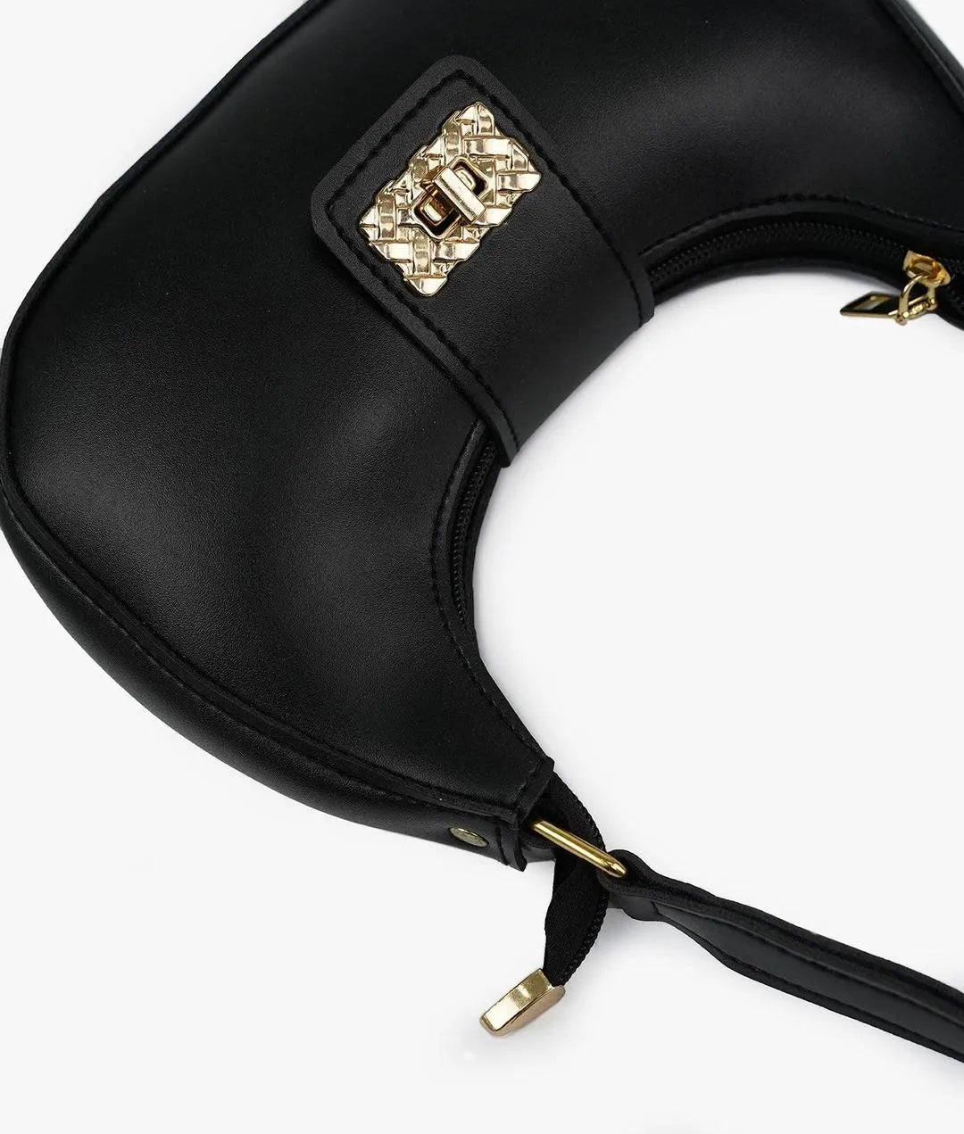 Girls Plain PU Leather Shoulder Bag