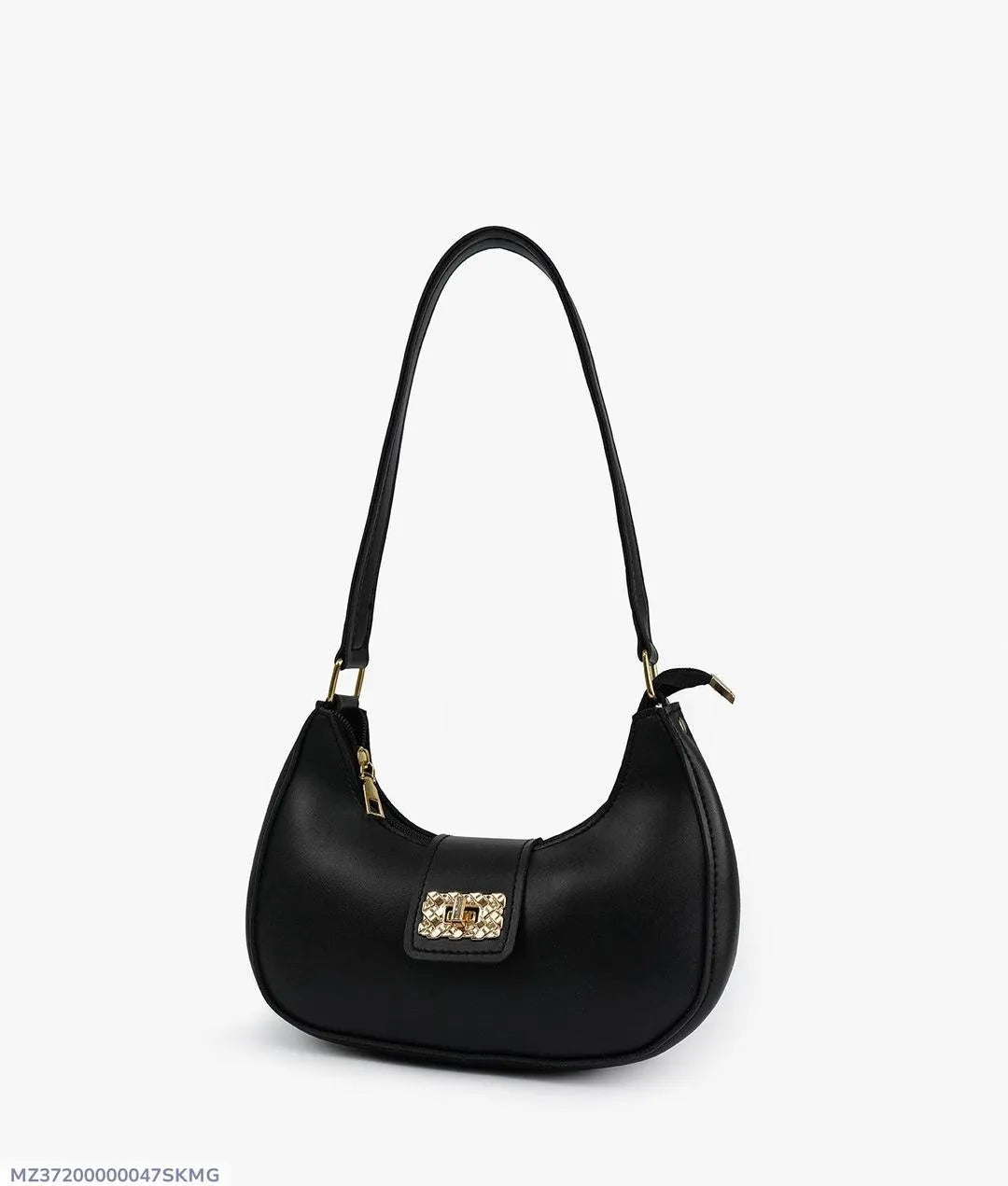 Girls Plain PU Leather Shoulder Bag