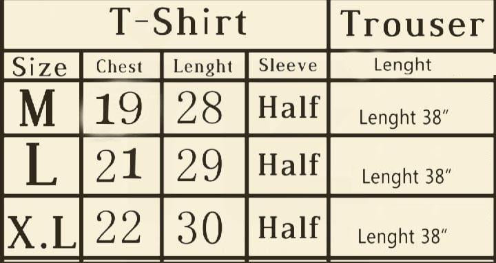 Girls 2 pc printed jersey night suit