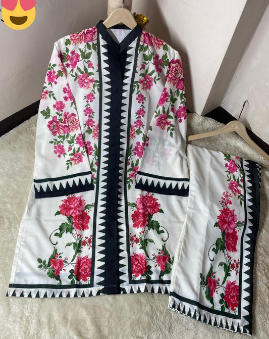 Printed coord set for women