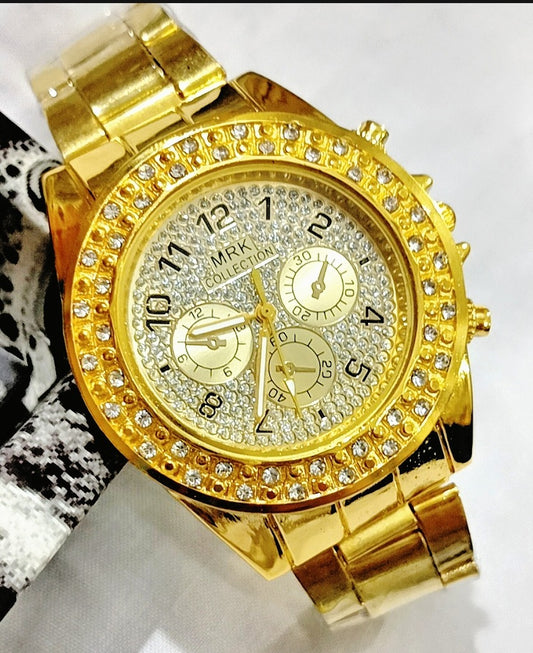 Luxury Stainless Steel Watch For girls and women