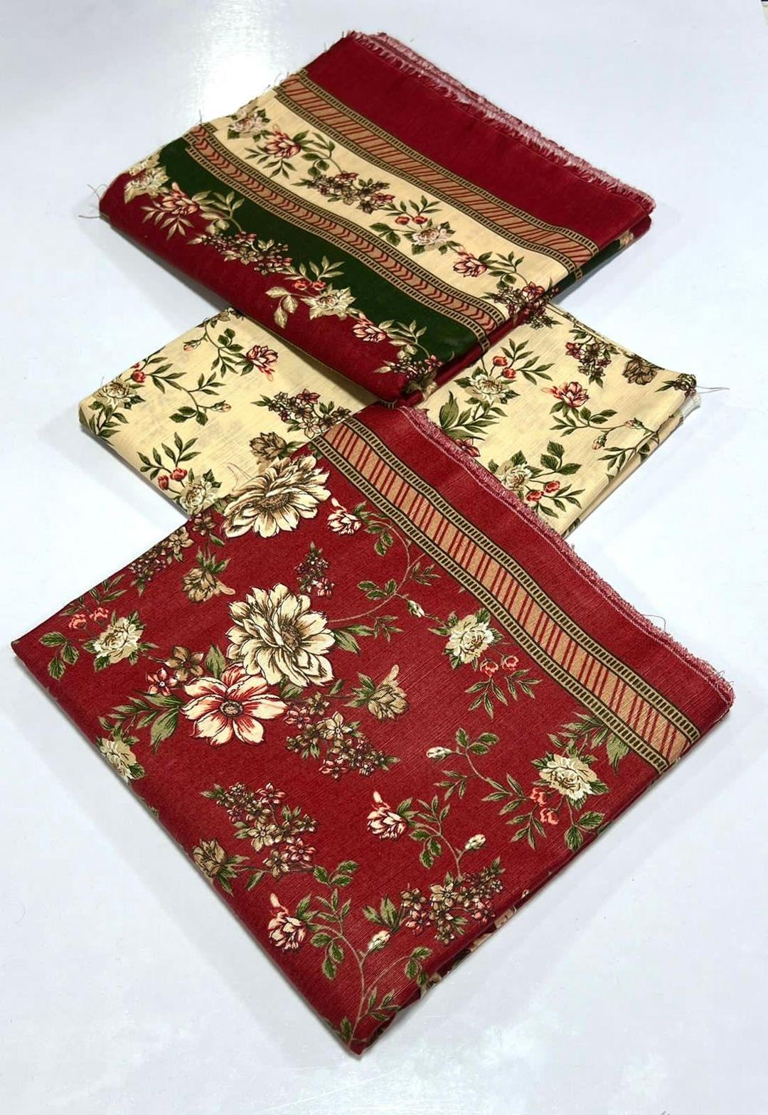 3 Pc Unstitched Printed Suit
