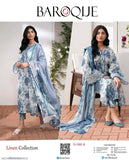 3 Pc Unstitched Women's Digital Print Suit