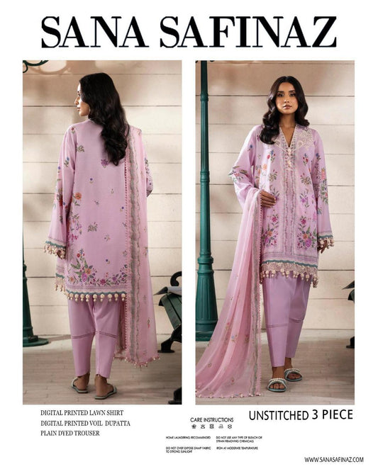 3 Pc Women's Unstitched Printed Suit