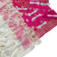 Unstitched 3 Pc embroidered dress