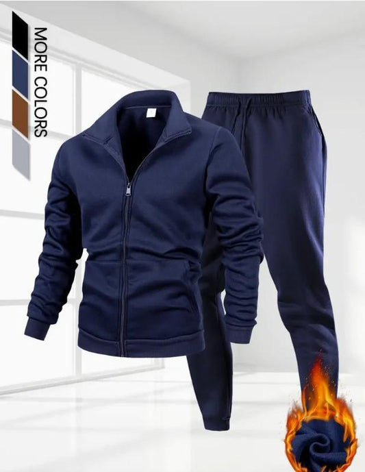 2 pc men's fleece plain ziller
