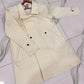 Fleece Plain Coat For Women