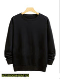 Plain fleece black shirt for men