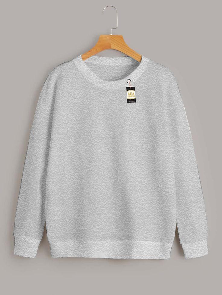 Fleece plain shirt for men