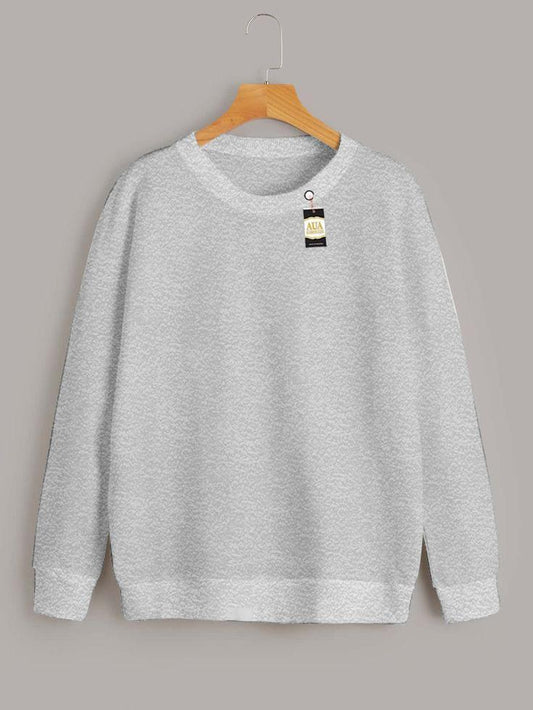 Fleece plain shirt for men