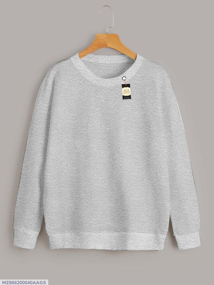 Fleece plain shirt for men