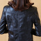 Leather jacket for women