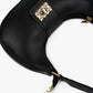 Girls Plain PU Leather Shoulder Bag