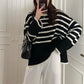 Winter new loose round neck pullover