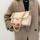 Leather shoulder bag for women