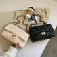Leather shoulder bag for women