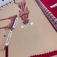 3 Pc women unstitched embroidered suit