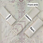 3 Pc Unstitched Embroidered Suit