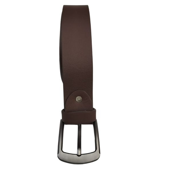 Plain leather belt