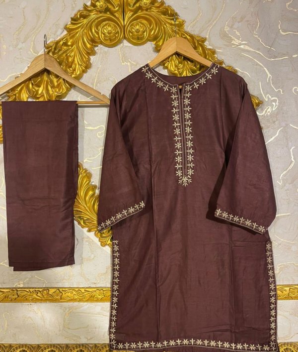 Women’s Stitched Embroidered Shirt And Trouser