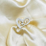Radiant Love Heart Crystal Ring