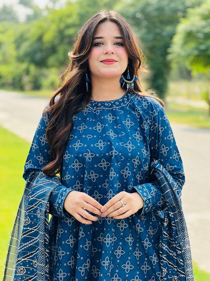 3 piece stitched suit for women