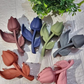 Rose Flower Hair Clips (assorted Colors, Set Of 6)