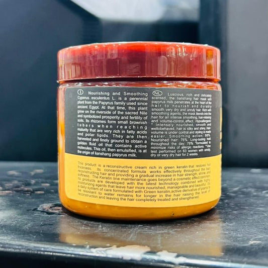 Keratin hair mask treatment