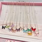 Crystal butterfly pendant for girls
