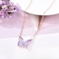 Crystal butterfly pendant for girls