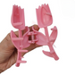 Rose Flower Hair Clips (assorted Colors, Set Of 6)
