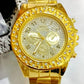 Luxury Stainless Steel Watch For girls and women