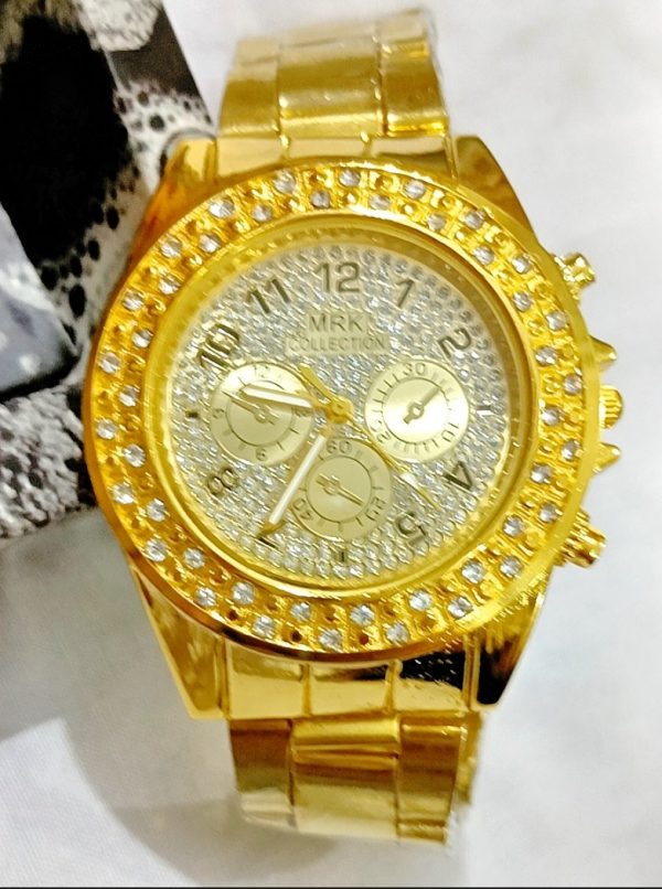 Luxury Stainless Steel Watch For girls and women